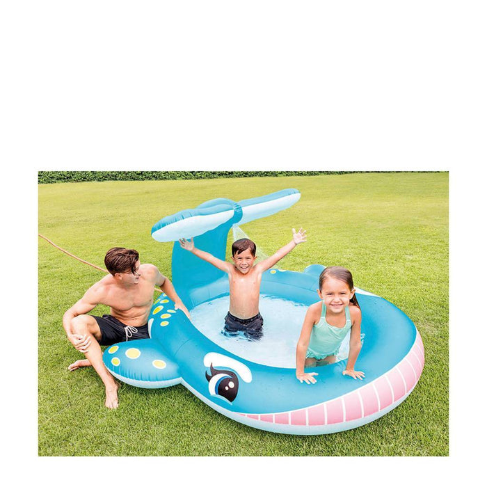 Intex Whale Spray Pool, 2.01 x 1.96 x 91 cm