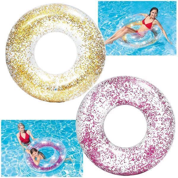 Intex Glitter Tube Inflatable Floatie, Model # 56274NP