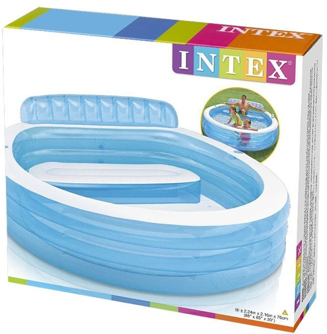 Intex Swim Center Family Lounge Inflatable Pool , 1 Pc — Goisco.com