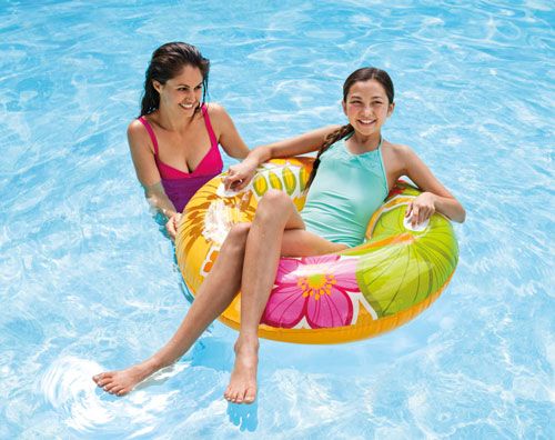 Intex Transparent Inflatable Lush Tropical Tubes , 1 pc