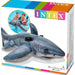 Intex Great White Shark Ride-On Inflatable Floatie, Model # 55725NP
