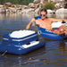 Intex Mega Chill 2 Inflatable Floating Cooler, 35.6 x 18.1 x 30.5 cm