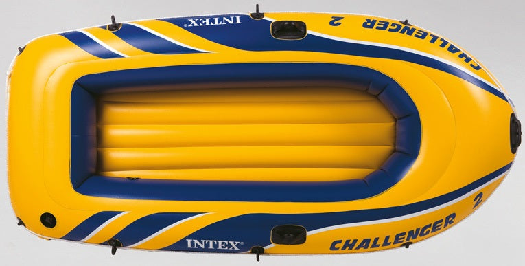 Intex Challenger 2 Inflatable Boat Set, 93 x 45 x 16 inch