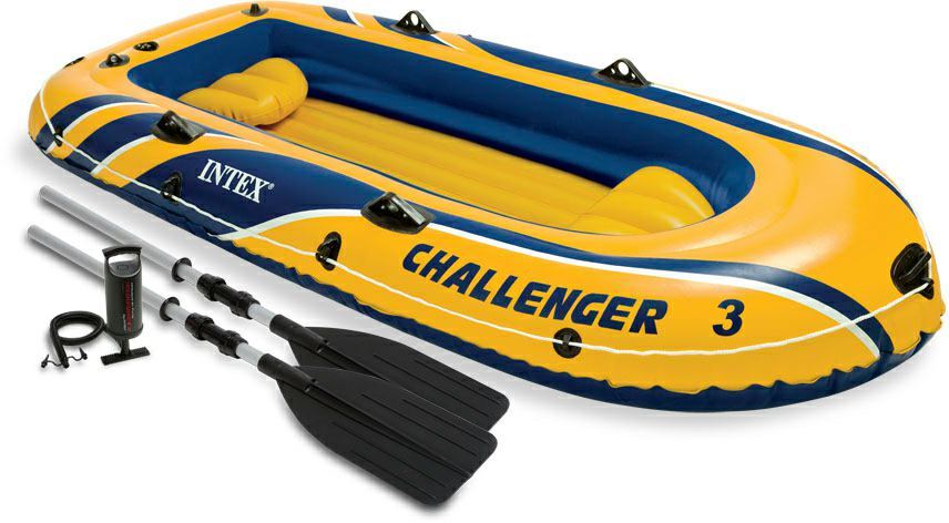 Intex Challenger 3, 3-Person Inflatable Boat, Model# 68370NP