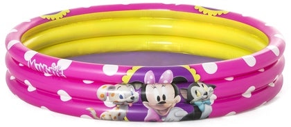 Bestway 3-Ring Inflatable Minnie Mouse Pool, 122 cm