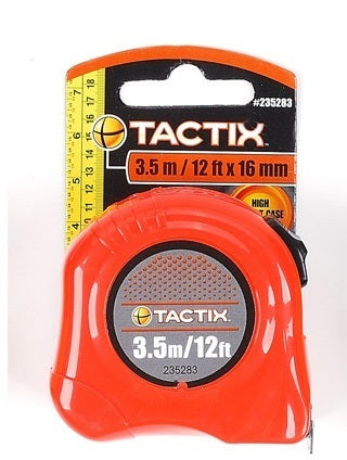 Tactix Tape Measure, 3.5 m (12 ft) x 16 mm 