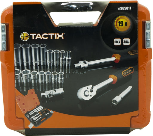 Tactix 19-Piece Socket Set Metric, 19 pcs