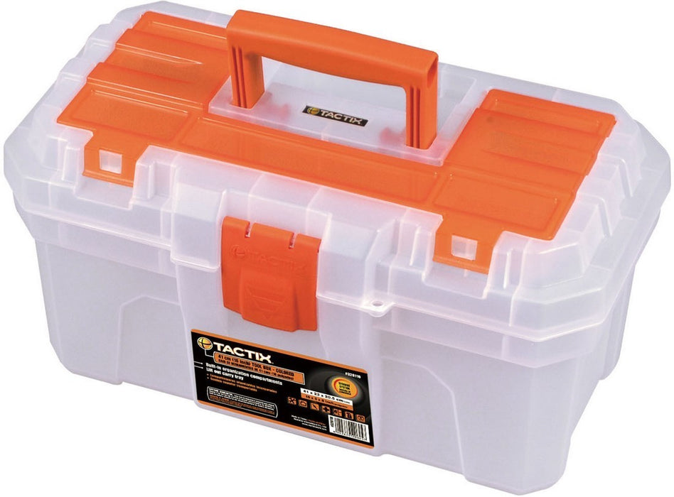 Tactix Plastic Toolbox, 41 x 23 x 20.5 cm