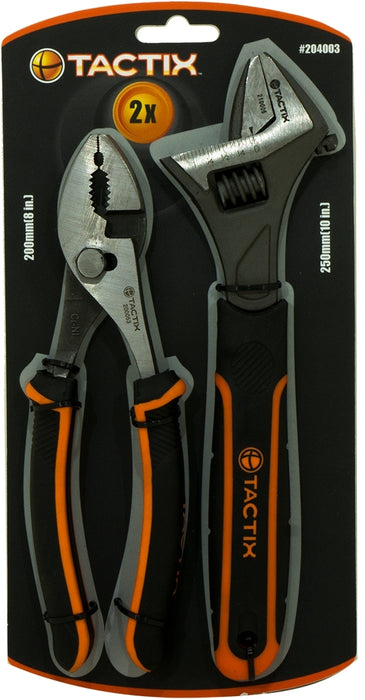 Tactix Pliers and Wrench Set, 2 pcs