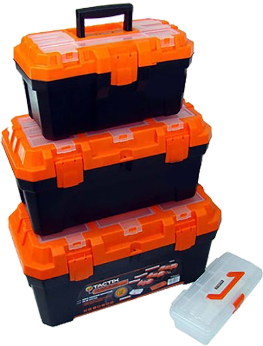 Tactix 4 in 1 Plastic Toolbox, 