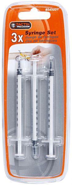 Tactix Syringe 3-Piece Set, 3 pc