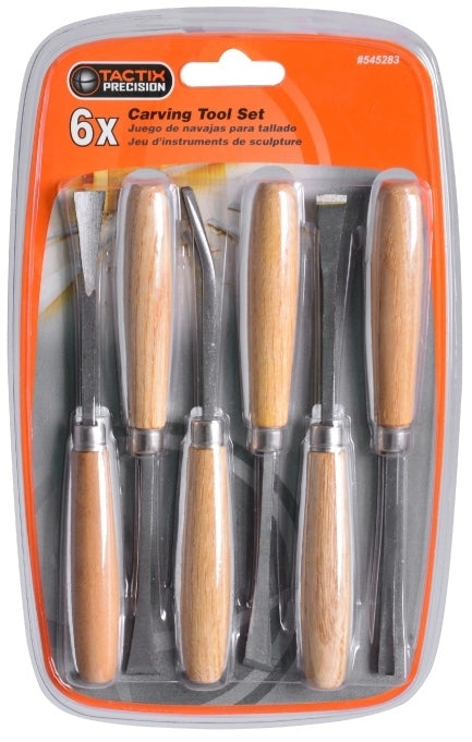 Tactix 6-Piece Carving Tool Set, 6 pcs