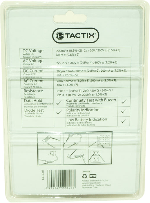 Tactix Digital Multi Meter, 