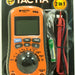 Tactix 2-in-1 Digital Multi Meter, 