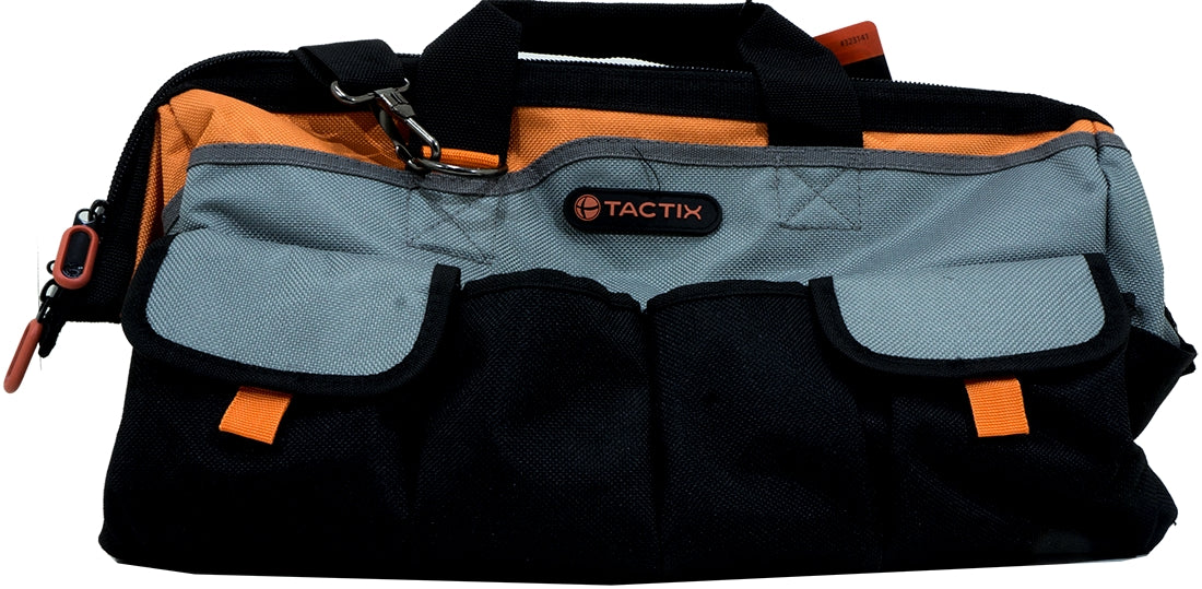 Tactix Gate Mouth Tool Bag, 20-Inch, 50.7 x 29.4 x 30.5 cm