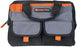 Tactix Open Tote Tool Bag, 12-Inch, Black/Orange, 30.5 x 25.4 x 28 cm