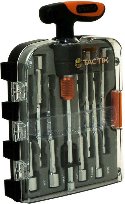 Tactix Nut Driver and T Driver 9-Piece Set, 9 pcs