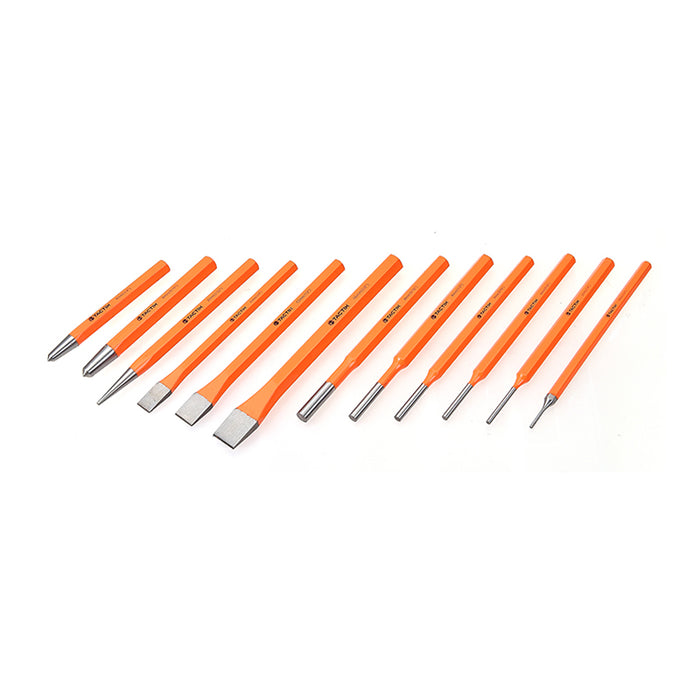 Tactix Chisel & Punch Set, #230112, 12 pcs — Goisco.com
