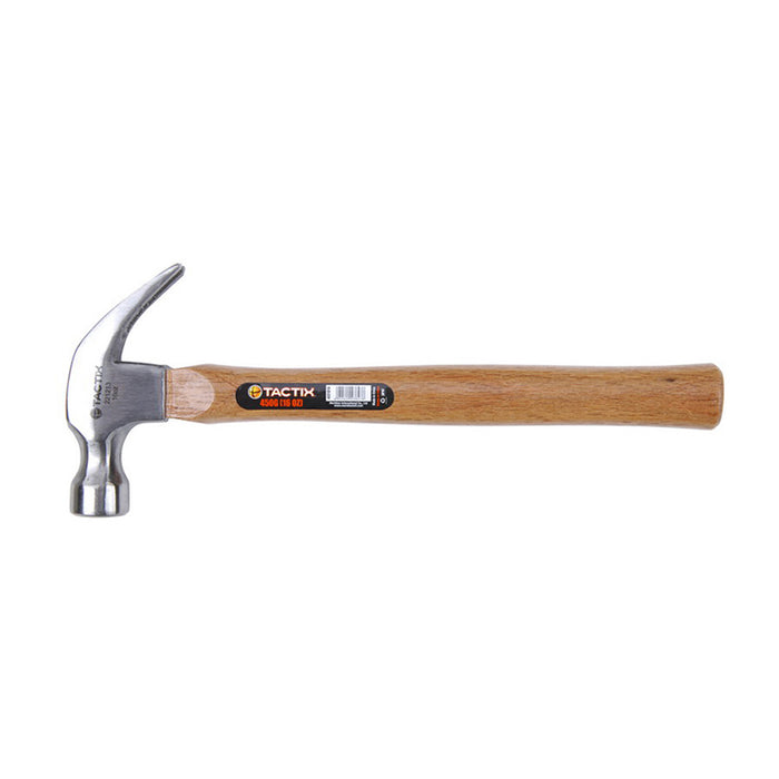 Tactix Wooden Claw Hammer, #221213, 450 gr