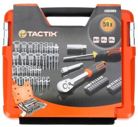 Tactix 59-Piece Tool Set, 59 pcs