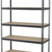 Tactix 5-Shelf Steel Rack, 48 x 24 x 72 inch