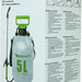 Yardsmith Pressure Sprayer, 5 L