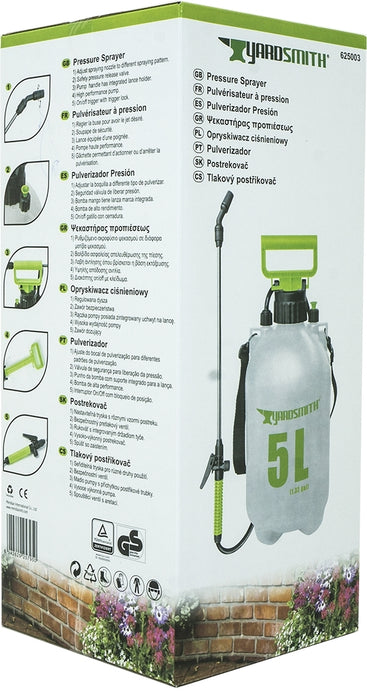 Yardsmith Pressure Sprayer, 5 L
