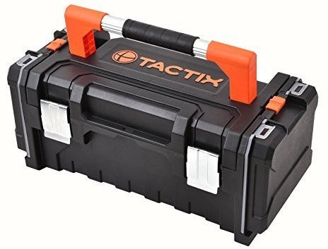 Tactix Tool Box with Organizers, 53.4 x 22.6 x 28.3 cm