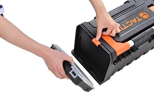 Tactix Tool Box with Organizers, 53.4 x 22.6 x 28.3 cm