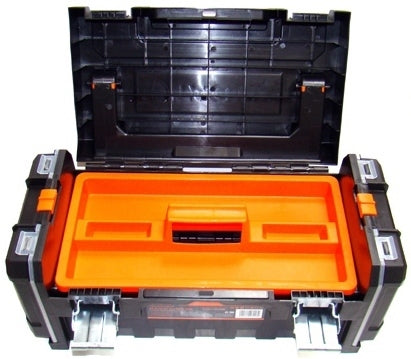 Tactix Tool Box with Organizers, 53.4 x 22.6 x 28.3 cm