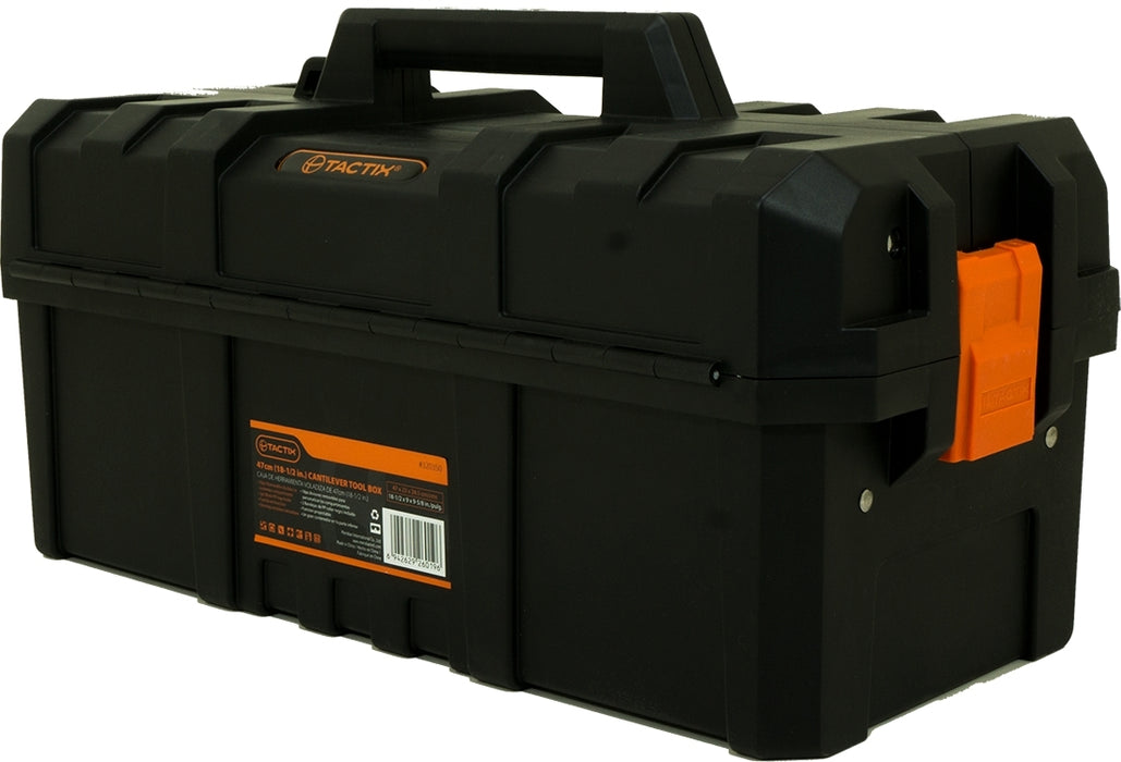 Tactix Cantilever Tool Box, 19 inch