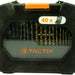 Tactix Drill Bit Set, 40 pc