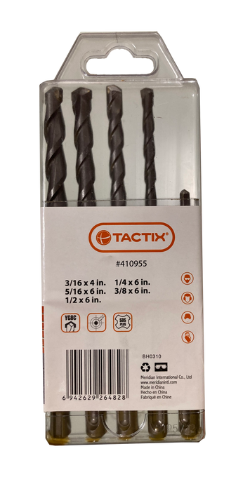 Tactix Hammer Drill, 5 pcs