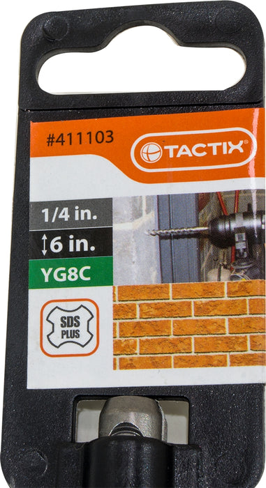 Tactix SDS Plus Drill, 1/4 x 6 Inch, 1 ct