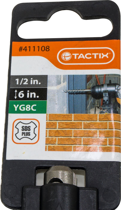 Tactix SDS Plus Drill, 1/2 x 6 Inch, 1 ct