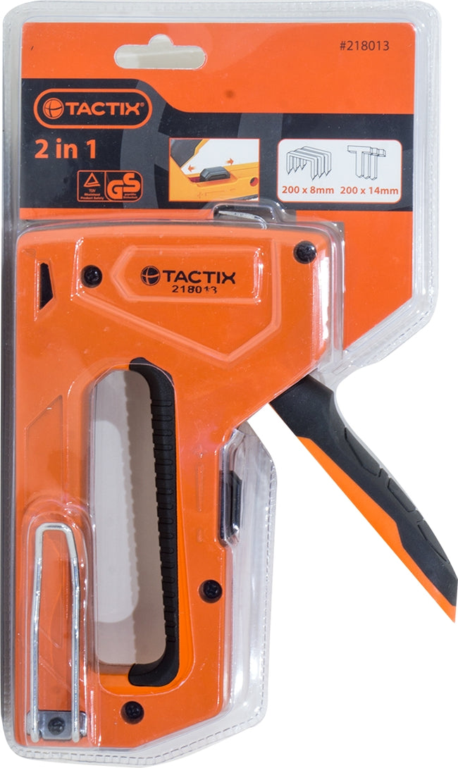 Tactix 2 in 1 Heavy Duty Staple Gun, 1 ct —