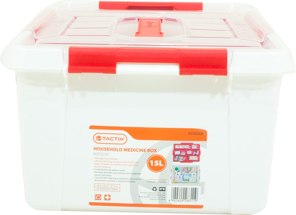 Tactix Household Medicine Box, 15 Liter, 15 L