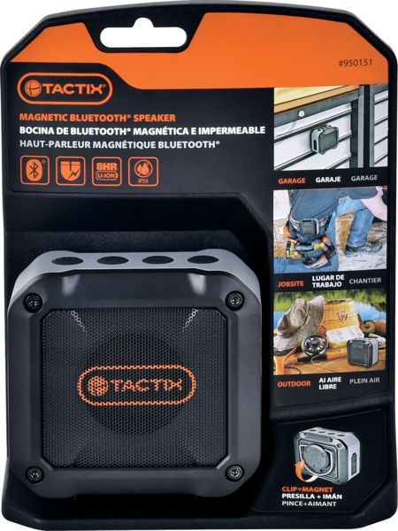 Tactix Magnetic Bluetooth Speaker, 