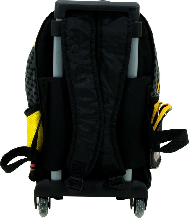 Crazy Dragon Speed Car Trolley Bag, Black & Yellow, 