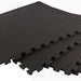 LiveUp Eva Interlocking Gym Floor Mats, Black, 4 x 63 x 63 cm, 4-pack