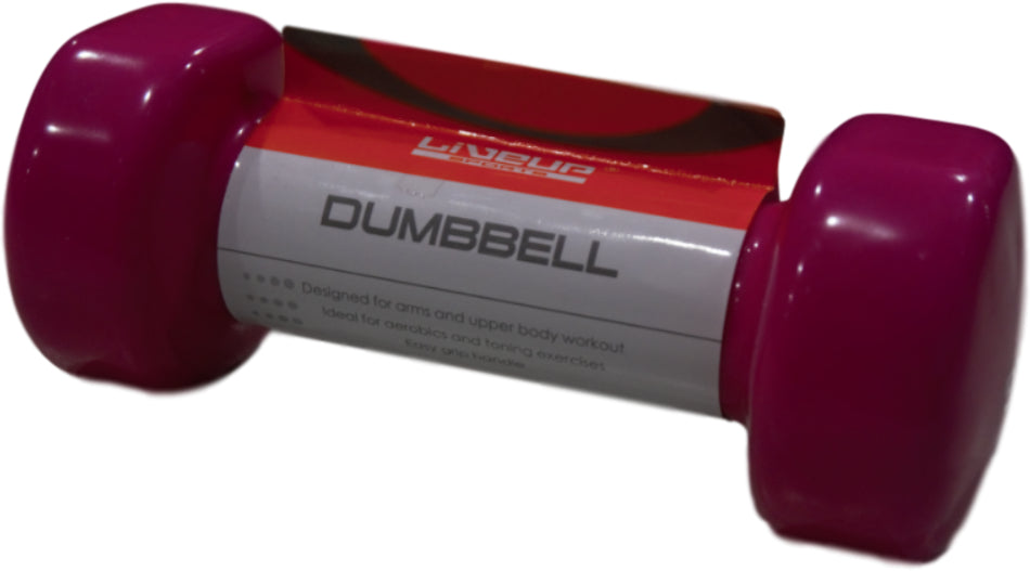 LiveUp Vinyl Dumbell, 2 kg, 