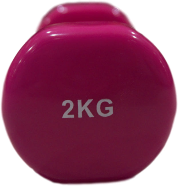 LiveUp Vinyl Dumbell, 2 kg, 