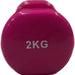 LiveUp Vinyl Dumbell, 2 kg, 