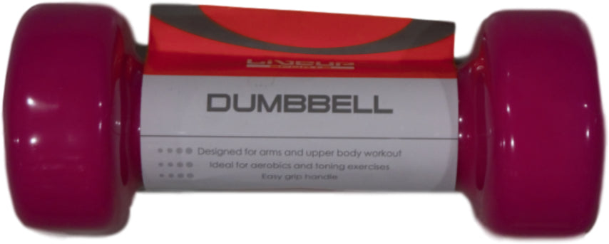 LiveUp Vinyl Dumbell, 2 kg, 