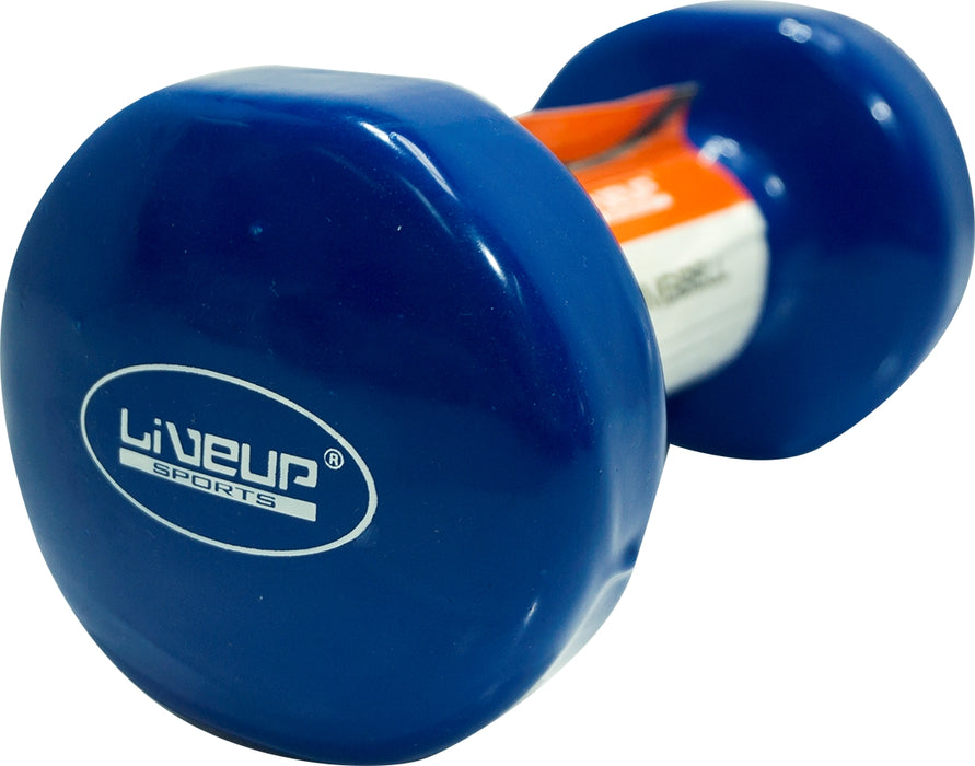 LiveUp Vinyl Dumbell, 5 kg, 