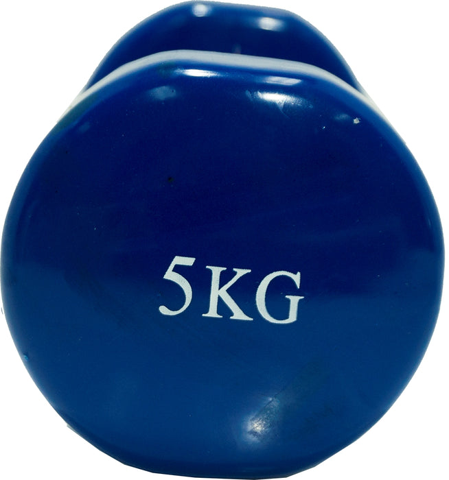 LiveUp Vinyl Dumbell, 5 kg, 