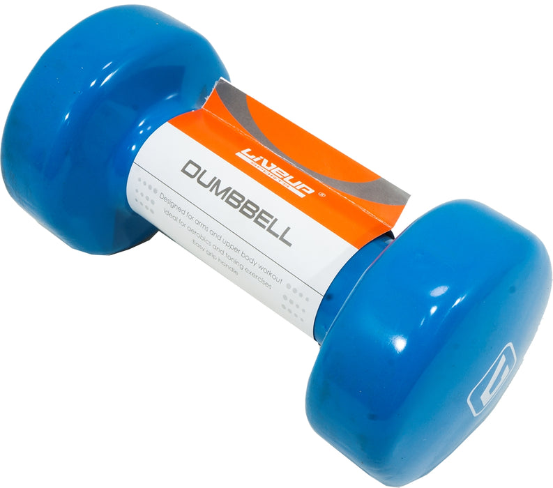 LiveUp Vinyl Dumbell, 4 kg, 