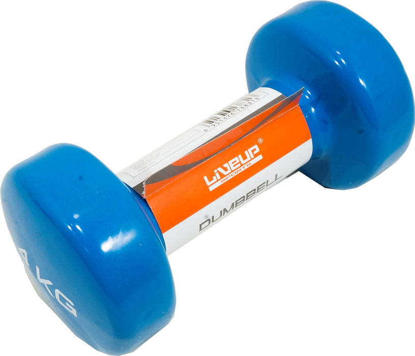 LiveUp Vinyl Dumbell, 4 kg, 