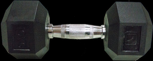 LiveUp Rubber Dumbell, 10 kg, 