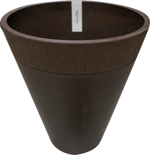 Green Ship Brown Flower Pot, 56 cm